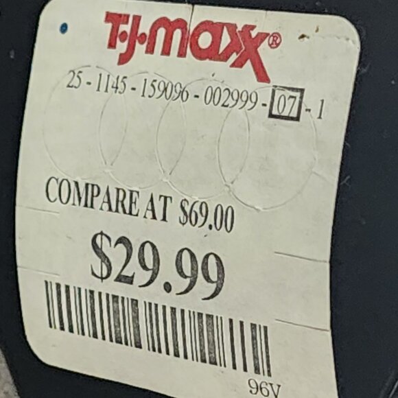 Bandolino Brown Tan Giraffe Print Peep Toe 3" Heel Fabric Dress Pumps Size 6.5M - Picture 12 of 16